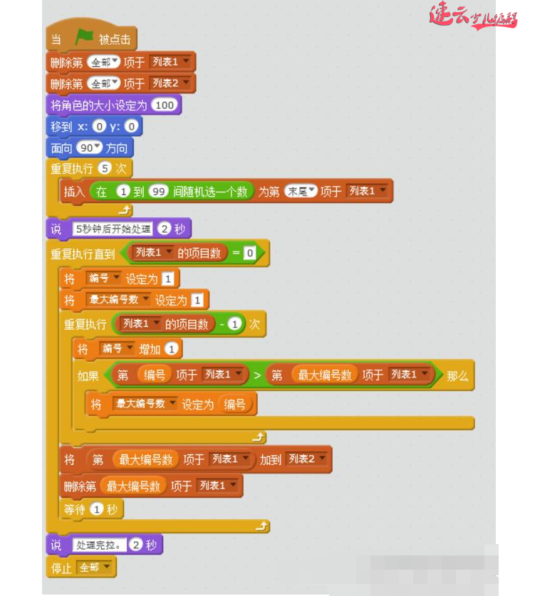 济南少儿编程：Scratch少儿编程竞赛蓝桥杯真题第六题解析！~山东少儿编程培训~少儿编程(图2)