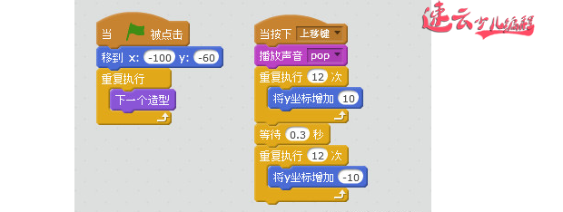 济南少儿编程：云老师用Scratch编程带你了解游戏背景是如何设计的~(图2)